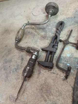 Herramientas antiguas de carpintería