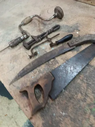 Herramientas antiguas de carpintería