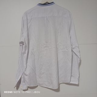 Camisa Blanca Cuello Mao Springfield Talla XL