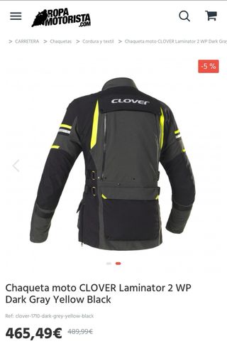 Chaqueta Moto Clover Laminator 2 WP