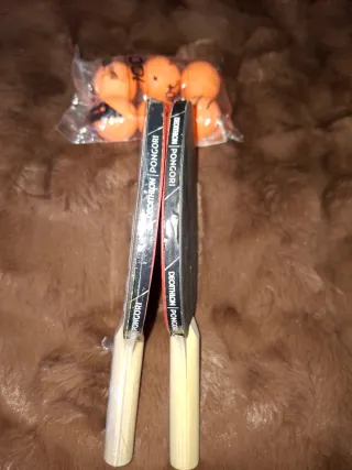 2 Palas Ping Pong + 6 Pelotas