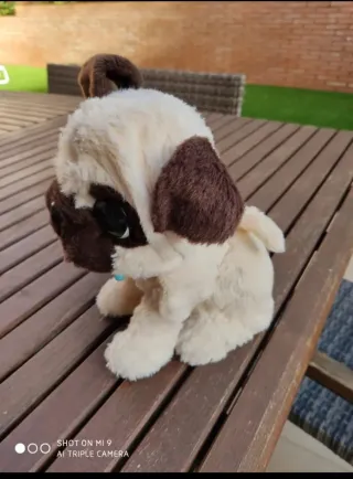 Perrito interactivo peluche