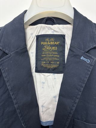 Blazer Pull&Bear Talla S Azul Marino