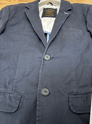 Blazer Pull&Bear Talla S Azul Marino