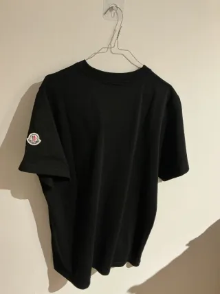 Camiseta Moncler Negra Algodón Talla XL