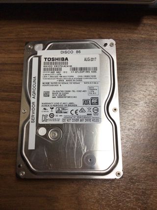 Disco Duro Toshiba 1TB SATA 6.0 Gb/s