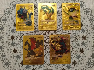 Cartas Pokémon Doradas V y VMAX