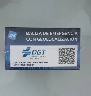 Baliza de emergencia DGT V16 conectada