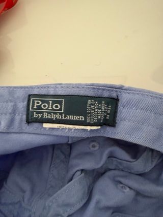 Gorra Polo Ralph Lauren niño azul y naranja