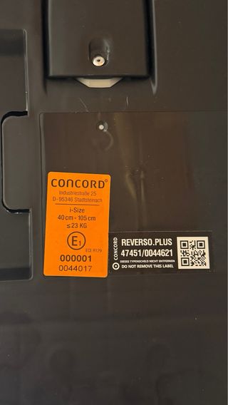 Silla coche Jané Concord Reverso Plus i-Size negro