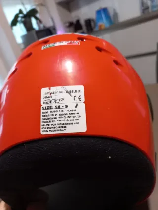 Casco Sci SH+ Bubble Junior Rosso