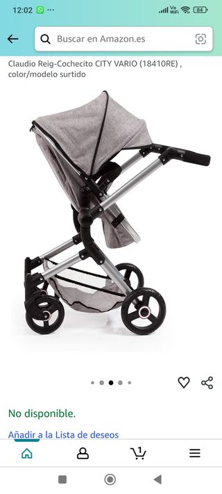 Cochecito de muñecas CITY VARIO