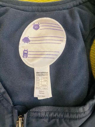 Peto de esquí infantil Talla 4