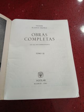 2 libros Vicente Blasco Ibañez