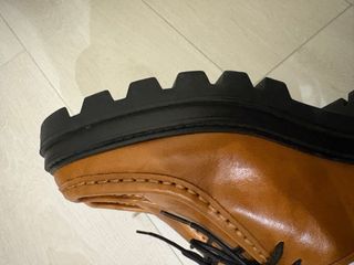 Zapatos de cordones piel marrones talla 37