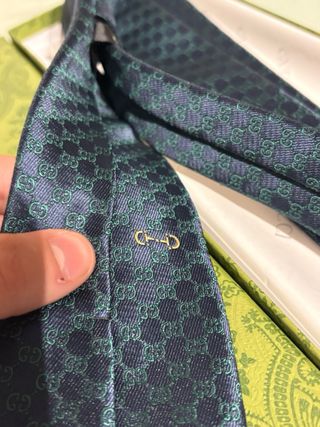 Corbata Gucci Verde Nueva a Estrenar