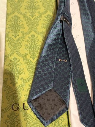Corbata Gucci Verde Nueva a Estrenar
