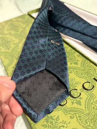 Corbata Gucci Verde Nueva a Estrenar