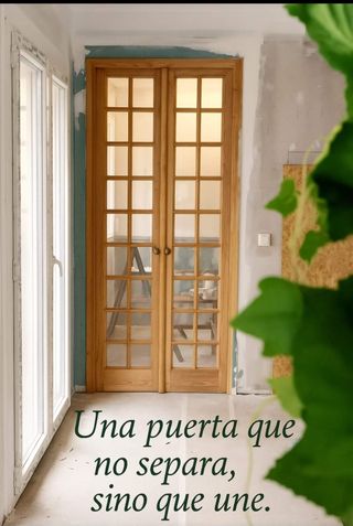 Puertas Balconeras de Madera con Cristal