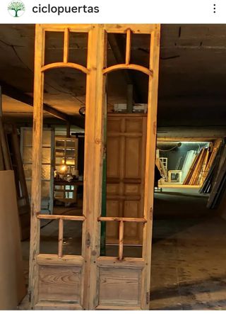 Puertas Balconeras de Madera con Cristal