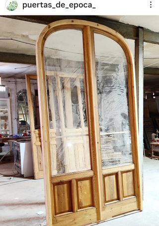 Puertas Balconeras de Madera con Cristal