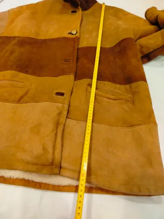 Cappotto Shearling Beige/Marrone