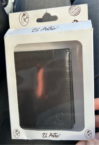 Cartera de piel El Potro para hombre