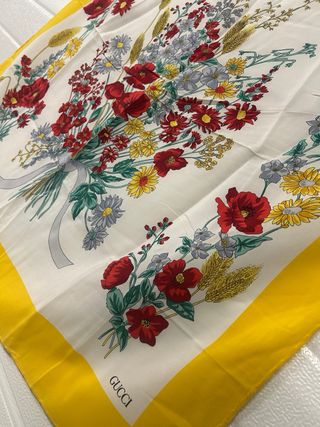 Foulard Gucci Floreale Giallo