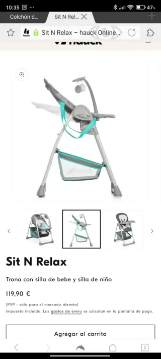 Trona evolutiva Hauck