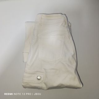 Pantalón Cargo Blanco Pull&Bear Talla 32 (XXS) Wid