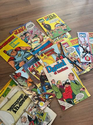 Lote de Cómics y Tebeos Antiguos