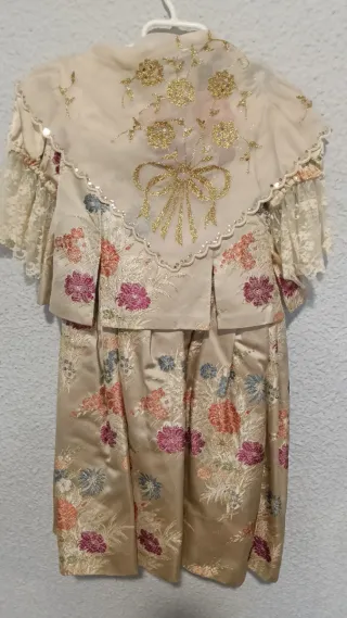 Vestido de fallera para niña 5 años