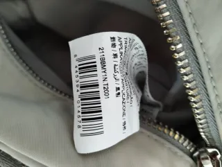 Bolso Bimba y Lola Gris Nylon