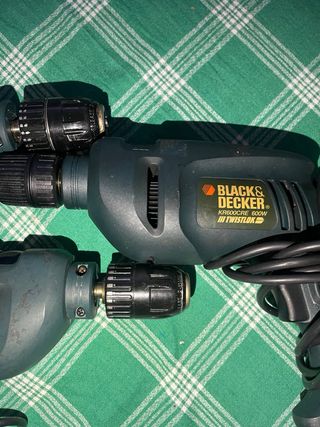 Lote 3 Taladros Black & Decker para piezas