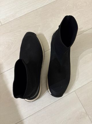Botas calcetín Zara negras