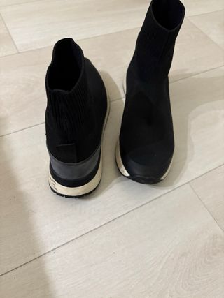 Botas calcetín Zara negras