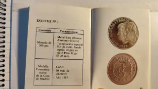 Set Monedas Prueba 500 Pesetas Fábrica Nacional