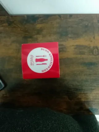 Porta tovaglioli Coca-Cola rosso