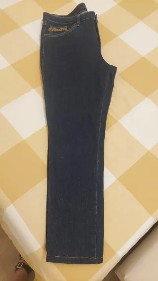 Pantalón vaquero mujer azul