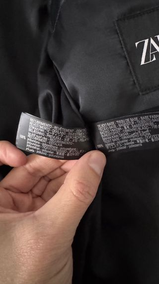 Sobrecamisa efecto piel Zara