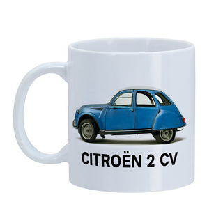 Lote 4 Tazas: Seat 600, Citroën 2CV, Mini Cooper