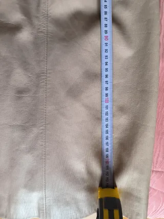 Abrigo de piel beige señora