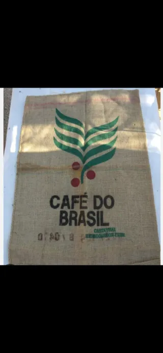Saco de yute Café do Brasil