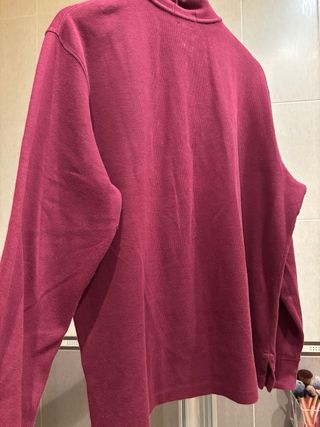 Polo Ralph Lauren Jersey Rojo Media Cremallera