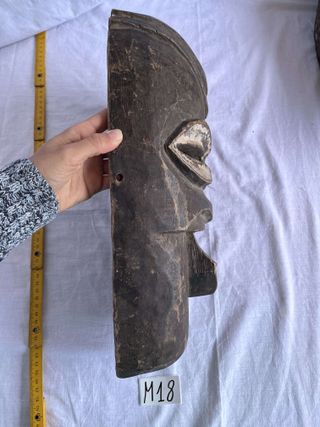 Máscara africana decorativa estilo Fang Ngil