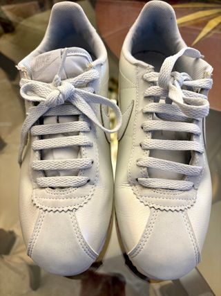 Zapatillas Nike Cortez Plateadas Talla 38