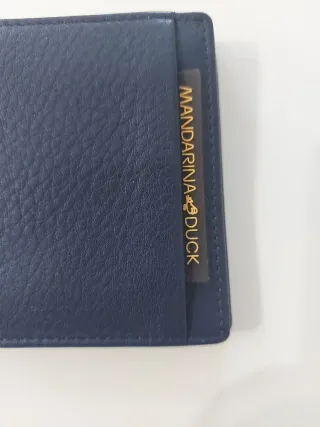 Portafoglio Mandarina Duck Pelle Blu Uomo