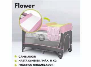 Cuna de viaje con colchon