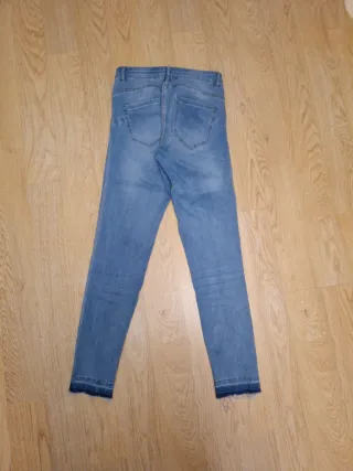Pantalón vaquero azul recto T.36
