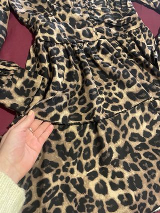 Vestido estampado animal print